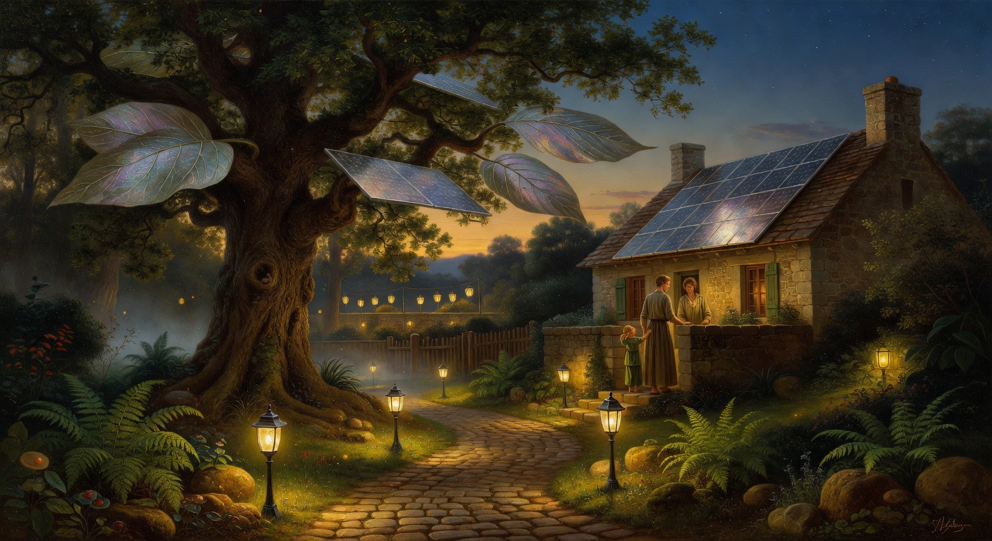 Spoljašnja solarna rasveta: ekološko osvetljenje vrta