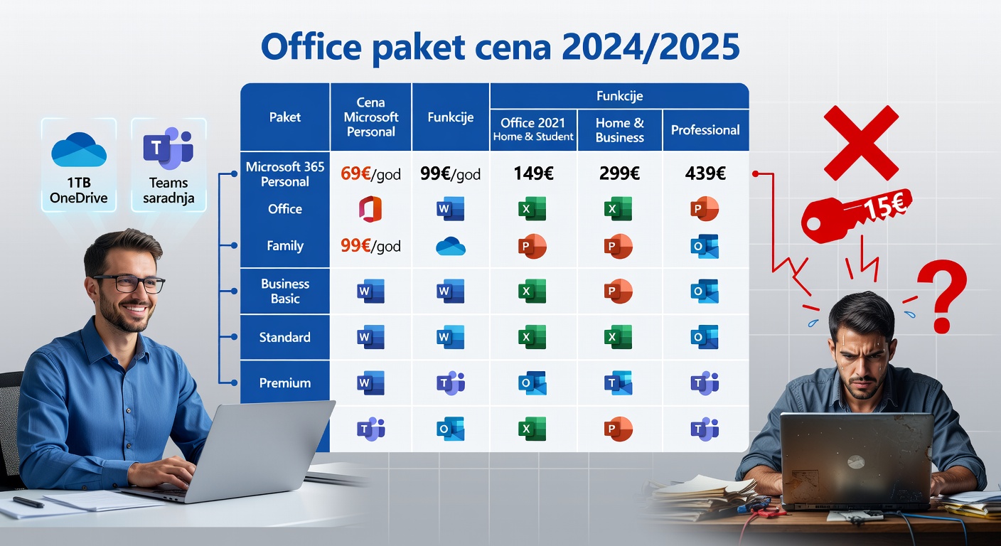 Kako odabrati povoljno Office rešenje: Uporedni vodič kroz cene i akcije za Microsoft Office pakete